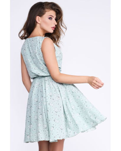 Романтична жіноча сукня 35502, Колір: М'ята, Розмір: L, зображення 3