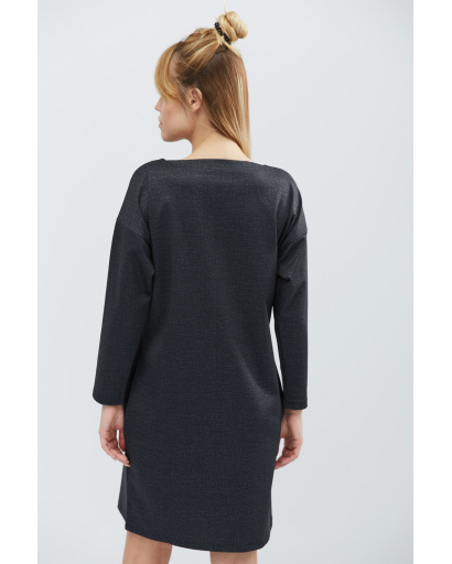 Сукня оверсайз із принтом Девід Бекхем 32329, Колір: Чорний, Розмір: XS, зображення 5