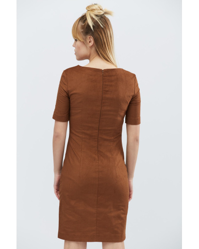 Платье Carica KP-5814-26 32330, Цвет: Коричневый, Размер: XS, изображение 4