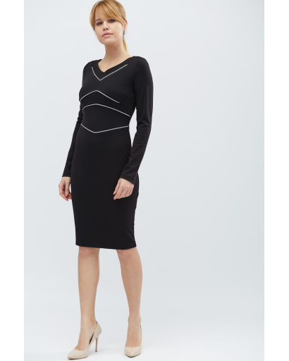 Платье Carica KP-5829-8 32333, Цвет: Черный, Размер: XS, изображение 2