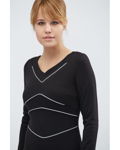 Платье Carica KP-5829-8 32333, Цвет: Черный, Размер: XS, изображение 3