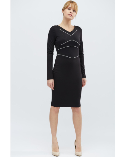 Платье Carica KP-5829-8 32333, Цвет: Черный, Размер: XS, изображение 4