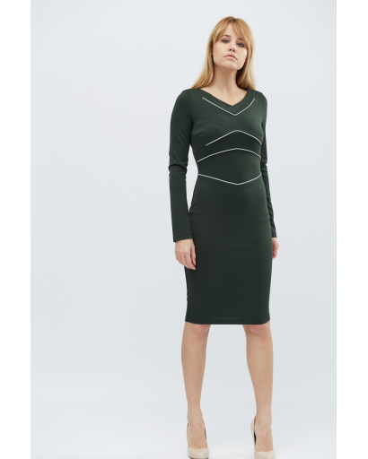 Платье Carica KP-5829-12 32334, Цвет: Смарагдовий, Размер: XS, изображение 2