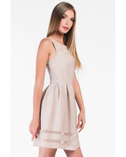 Платье Carica КР-10179-25 34083, Цвет: Пудровый, Размер: XS, изображение 3