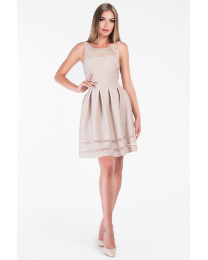 Платье Carica КР-10179-25 34083, Цвет: Пудровый, Размер: XS, изображение 4