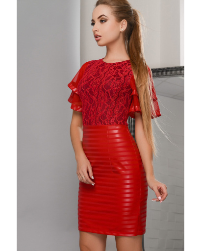 Платье Carica КР-10029-16 27950, Цвет: Бургунди, Размер: XS, изображение 3