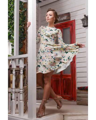 Платье Carica KP-5941-6 33023, Цвет: Жёлтый, Размер: L, изображение 3