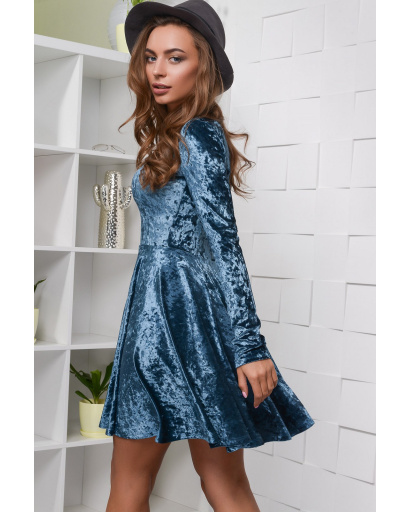 Платье Carica КР-10077-24 28416, Цвет: Синий, Размер: M, изображение 6