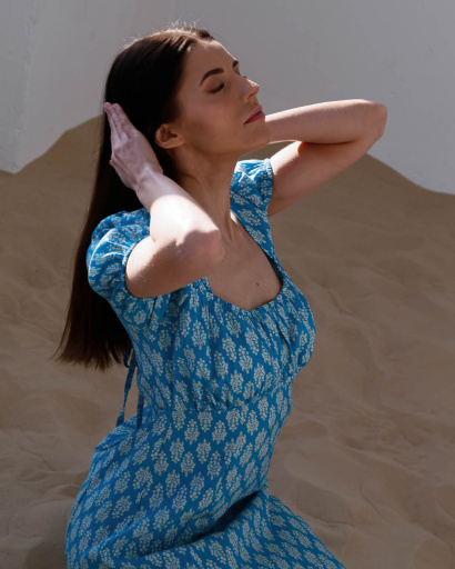 Платье Rica Rossa RR-102018-11 55989, Цвет: Голубой, Размер: M, изображение 3