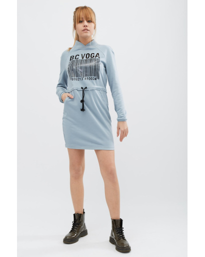 Спортивна сукня зі штрих-кодом 31970, Колір: Блакитний, Розмір: XS, зображення 2