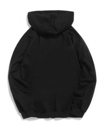 Женский худи с принтом Девушки с вином, черный 42883, Цвет: Черный, Размер: XL, изображение 2