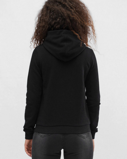 Женский худи с принтом Девушки с вином, черный 42883, Цвет: Черный, Размер: XL, изображение 4