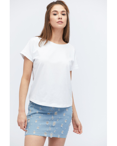 Юбка женская джинсовая мини Carica UB-3245-11 58056, Цвет: Голубой, Размер: XS, изображение 6