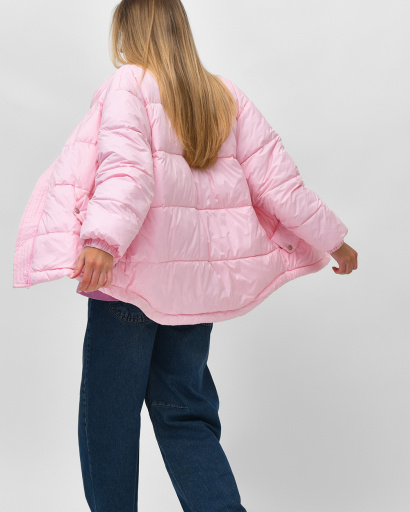 Легкая женская куртка розового цвета 55473, Цвет: Розовый, Размер: S, изображение 7