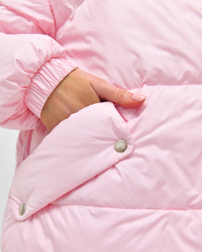 Легкая женская куртка розового цвета 55473, Цвет: Розовый, Размер: S, изображение 5