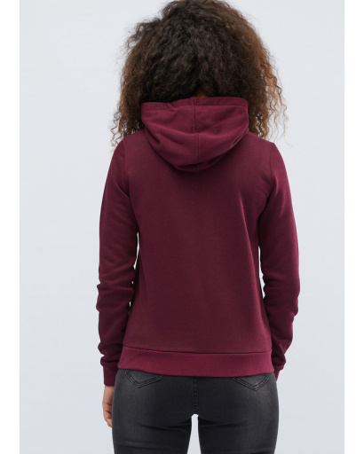 Женское худи марсала 31702, Цвет: Бургунди, Размер: XS, изображение 3