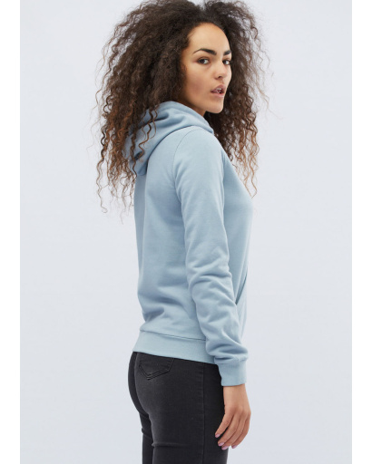 Женское серо-голубое худи 31703, Цвет: Голубой, Размер: L, изображение 2
