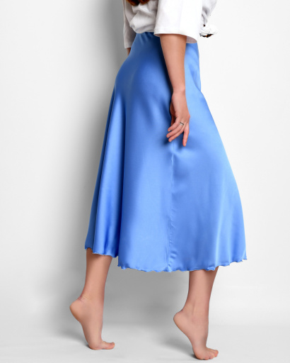 Спідниця жіноча міді шовкова Carica UB-3264-11 58110, зображення 2