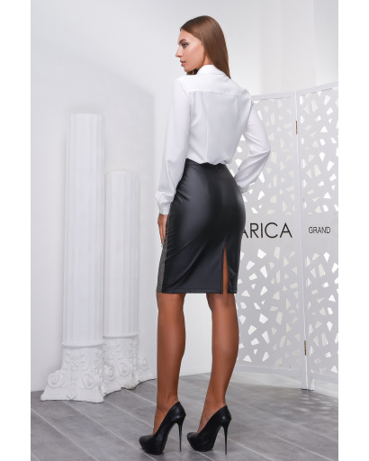 Спідниця жіноча міді Carica UB-3227-21 58086, Колір: Коричневий, Розмір: S, зображення 3