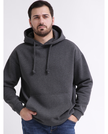 Худі oversize унісекс (чоловічий/жіночий), графіт 55814, Колір: Графіт, Розмір: S, зображення 4