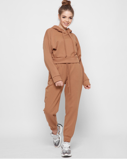 Коричневе оверсайз худі 41788, Колір: Кемел, Розмір: S, зображення 6