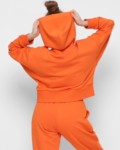 Жіноче помаранчеве коротке худі 41791, Колір: Помаранчевий, Розмір: XS, зображення 2