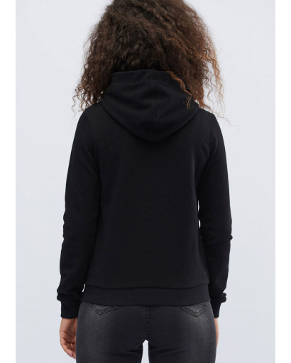 Женское черное худи 31910, Цвет: Черный, Размер: XS, изображение 3