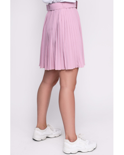 Юбка женская плиссе мини Carica UB-3255-21 58104, Цвет: Светло-розовый, Размер: XS, изображение 2
