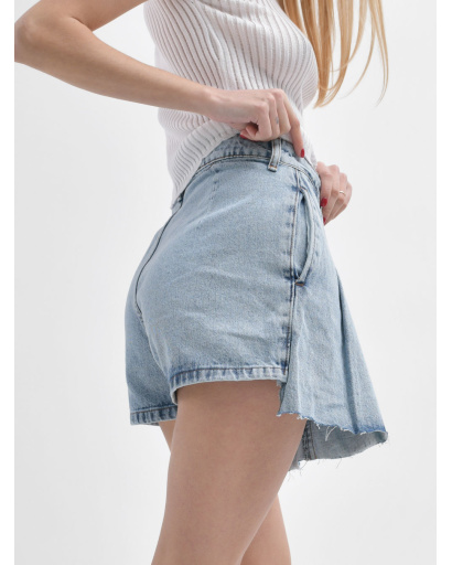 Юбка-шорты женская джинсовая Carica UB-7053-11 58120, Цвет: Голубой, Размер: M, изображение 5