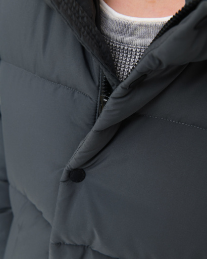 Пуховик класичний для хлопчика X-Woyz DT-8373-29 60157, Колір: Графіт, Розмір: 134, зображення 5