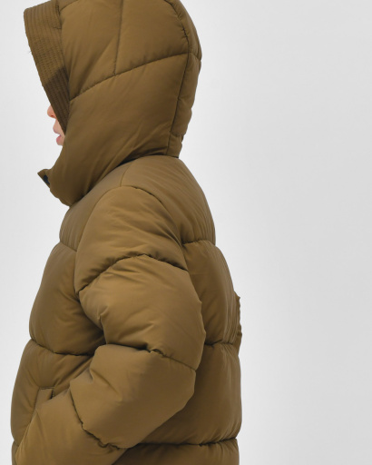 Пуховик класичний для хлопчика X-Woyz DT-8373-1 60159, Колір: Хакі, Розмір: 122, зображення 4