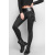 Стильні легінси з бахромою 11280, Колір: Чорний, Розмір: XXS
