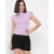 Бузковий топ із коміром 43021, Колір: Лавандовий, Розмір: ONE SIZE