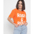 Женская оранжевая футболка Standart "ROCK&ROLL" 57878, Цвет: Оранжевый, Размер: M
