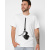 Футболка чоловіча з принтом  CRC 16062-3 Zipper 57088, Колір: Білий, Розмір: S