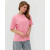 Футболка унисекс базовая oversize CRC FP-133-15 57826, Цвет: Розовый, Размер: S