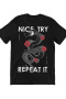Чоловіча футболка  101-8 Nice try repeat it