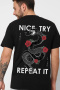Чоловіча футболка  101-8 Nice try repeat it